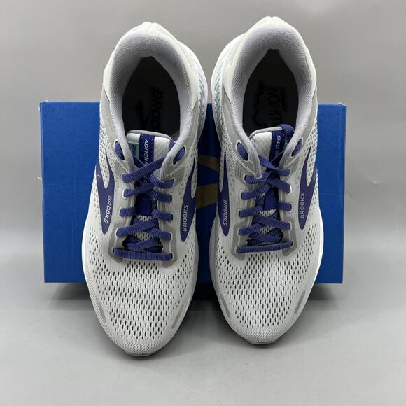 Brooks Adrenaline GTS 22 Running Sneakers Women Size 9.5 Gray Blue Comfort Shoes - Picture 5 of 9